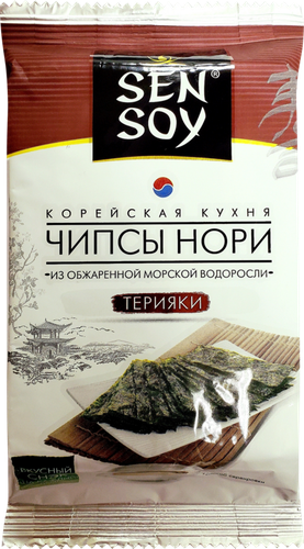 

Чипсы Sen Soy нори терияки из морской капусты 4.5 г