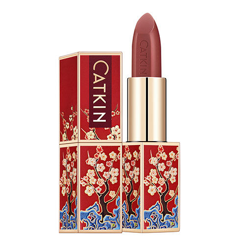 Помада для губ `CATKIN` SEMI-MATTE LIPSTICK тон CR136 rose матовая, 3.2 г