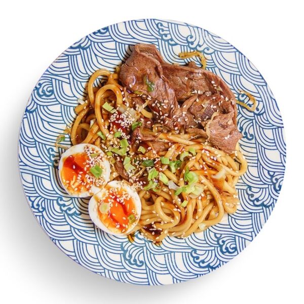 Пад тай с мраморной говядиной