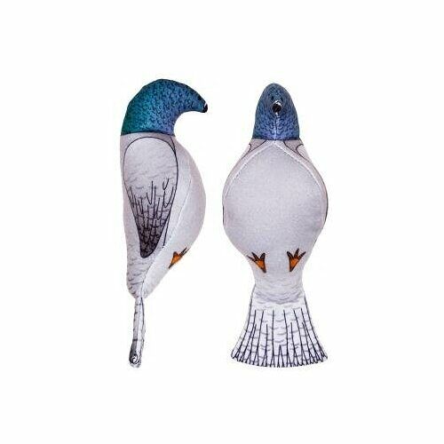 Игрушка для кошки Антицарапки Голубка с валерианой, 23 см.