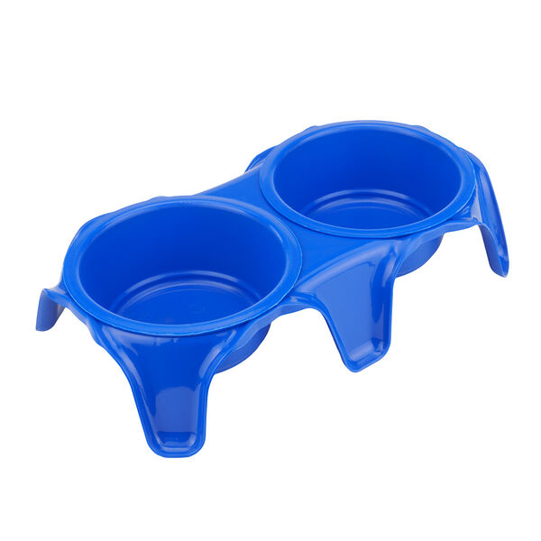 Миски Dogman пластиковые на подставке №А 2*250 мл для животных