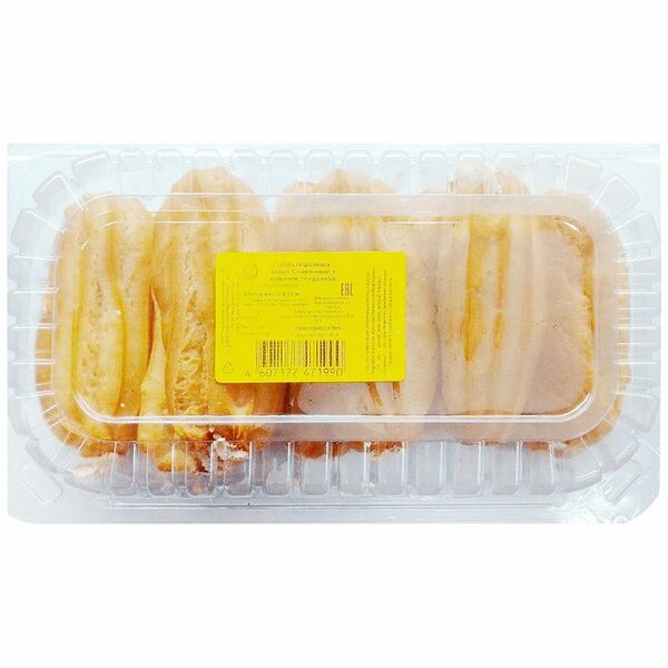 Эклер Старорусский Хлеб Сливочный с варёной сгущёнкой 210 г