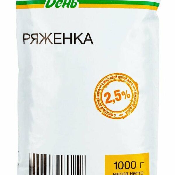 Ряженка Каждый день 2,5% 1000г