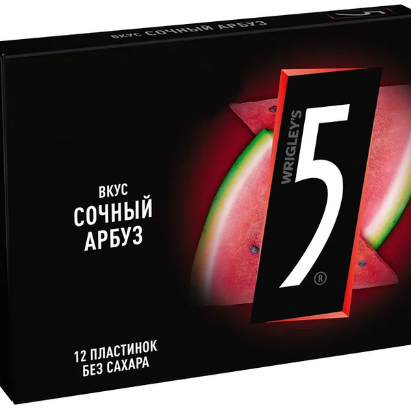 Жевательная резинка Five Cyclone Сочный арбуз без сахара 