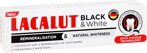

Зубная паста Lacalut Black&White 75 мл
