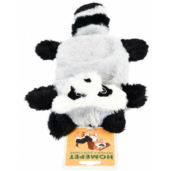 Homepet Игрушка для собак с пищалкой и шуршащим эффектом Енот 39*17 см