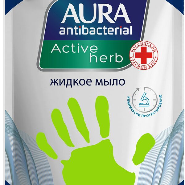 Жидкое мыло Aura с антибактериальным эффектом ромашка 500 мл 