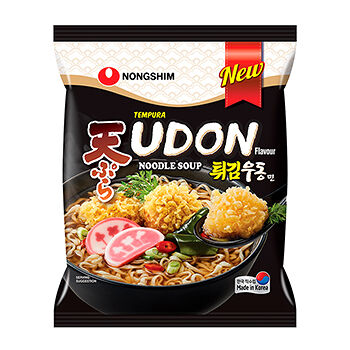 Лапша быстрого приготовления Nongshim Удон темпура 118 г, Республика Корея