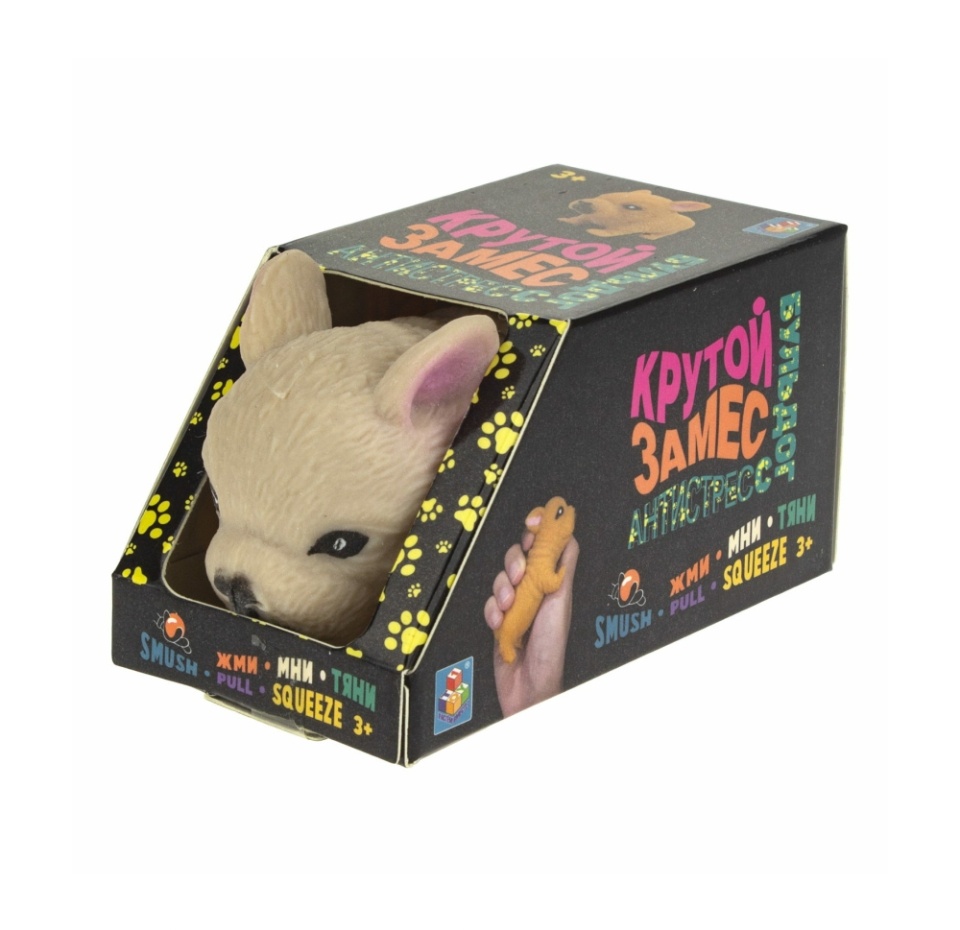 

Игрушка 1TOY Крутой замес Супер Бульдог, тянущийся 8,5см, Китай