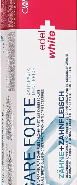 Зубная паста Edel+White Care Forte Teeth+Gums Защита зубов и десен 75мл