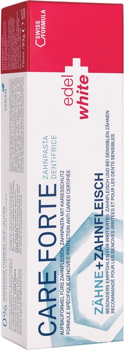 

Зубная паста edel+white Care forte Teeth+Gums (Защита зубов и десен) Scanderra Gmbh 75 мл, Швейцария