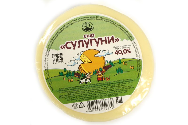 

Сыр Кезский сырзавод Сулугуни 40% вес