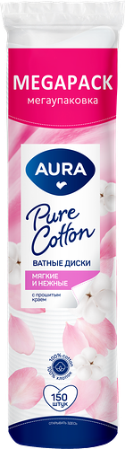 Ватные диски Aura Beauty 150 шт