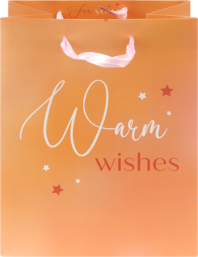 Пакет подарочный Glow, 22,7х18х10см, размер M