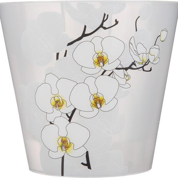 Горшок InGreen Фиджи Орхид Деко белый