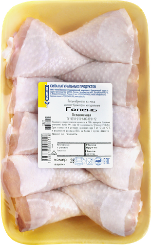 

Голень куриная СИТНО охл. подложка вес до 1.4 кг