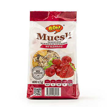 Мюсли Ого! Классические ягодные 400 г