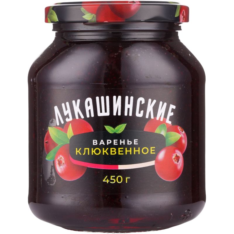 

Варенье Лукашинские клюквенное 450г