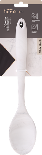 

Ложка для готовки Homeclub White Marble силикон