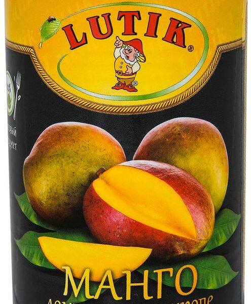 Манго Lutik ломтики в лёгком сиропе, 425г