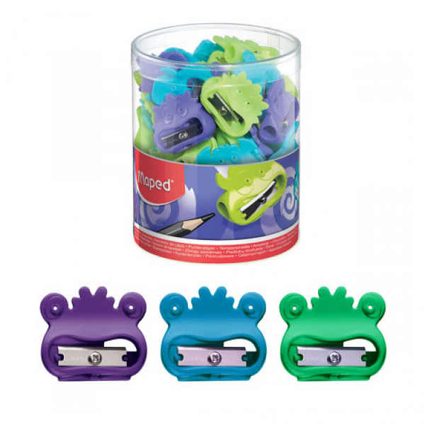 Точилка Maped Vivo Monsters одно отверстие, 1 шт в ассортименте