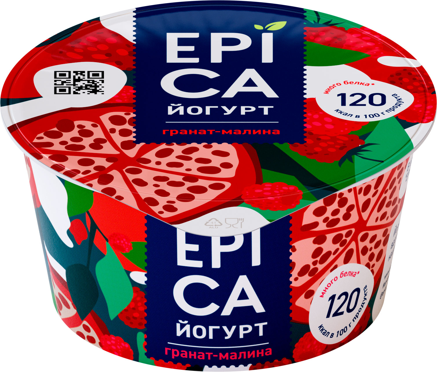 

Йогурт Epica Гранат Малина 4.8%
