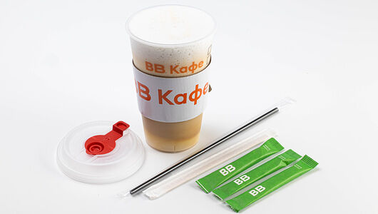 Кофе Латте 0.4 безлакт, кафе