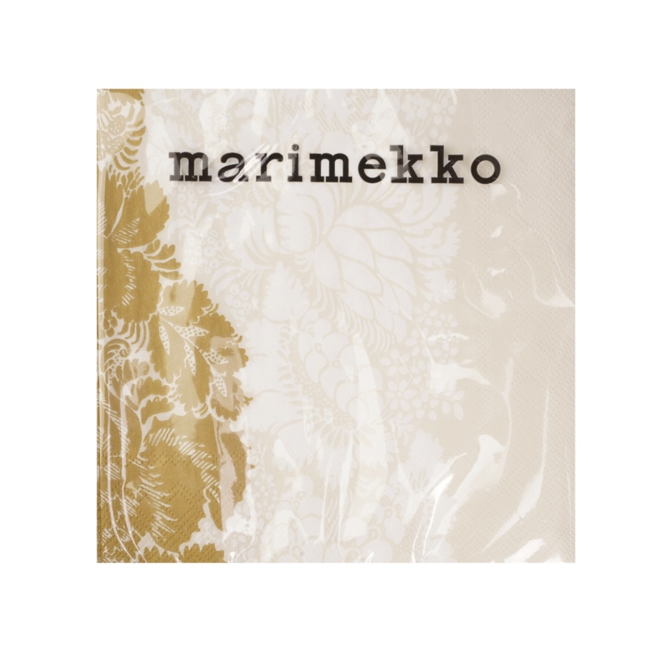 

Салфетки бумажные Ananas 33х33см 3-сл кремовые Ihr 1 уп. 20 шт Германия