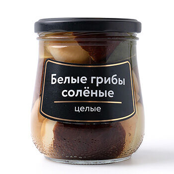 Белый гриб соленый экстра 480г, Россия