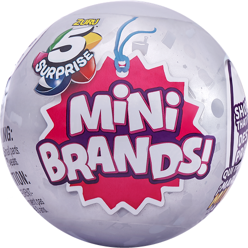 Игрушка ZURU Шар-сюрприз, с 5 миниатюрами фастфуда