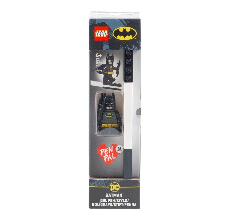 

Гелевая ручка LEGO Супер Герои DC - Бэтмен с мини-фигуркой