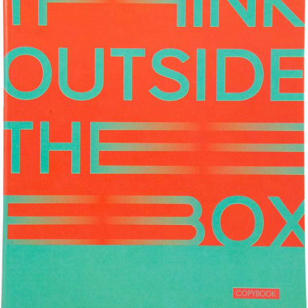 Тетрадь ArtSpace Моноколор 2color quotes в клетку А