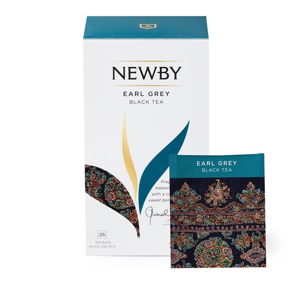 

Чай черный Newby Earl Grey в пакетиках, 25 шт