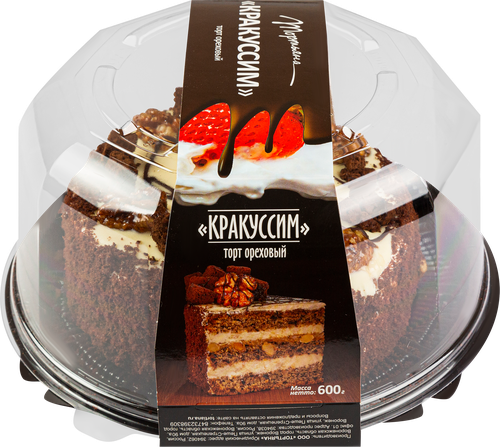 

Торт Тортьяна бисквитно-ореховый Кракуссим 600 г