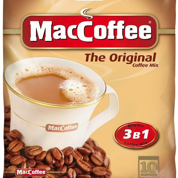 Кофейный напиток растворимый 3 в 1 MacCoffee The Original Coffee Mix, 10 шт.