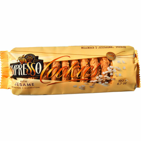 Печенье ИМПРЕССО с кунжутом (флоу-пак) вес 190г Спартак