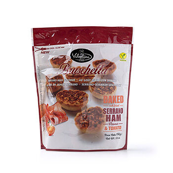 Брускетта Valentina Snacks хамон серрано
