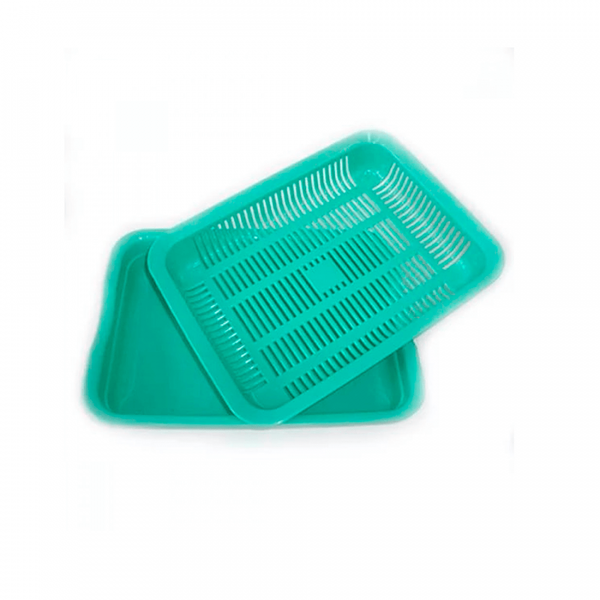 Лоток для котят Альфа-Юг с сеткой супермалый, в ассортименте  29*21,5*4см