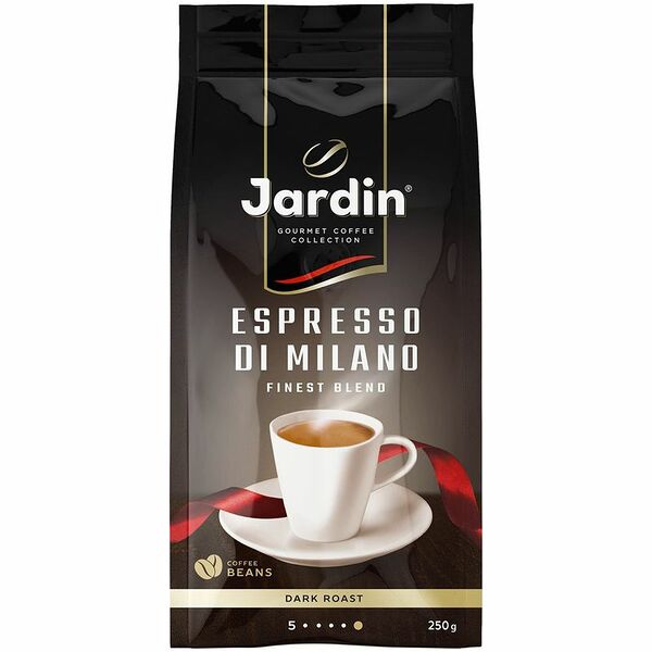 Кофе Jardin Espresso Di Milano жареный в зёрнах, 250г