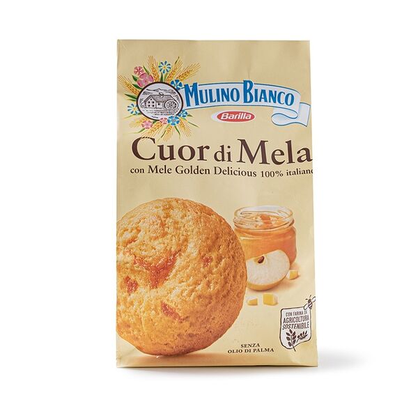 Печенье сдобное Mulino Bianco Cuor Di Mela с яблочной начинкой 250 г