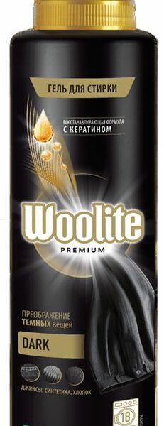 Гель для стирки Woolite Premium Dark для темных вещей 900мл