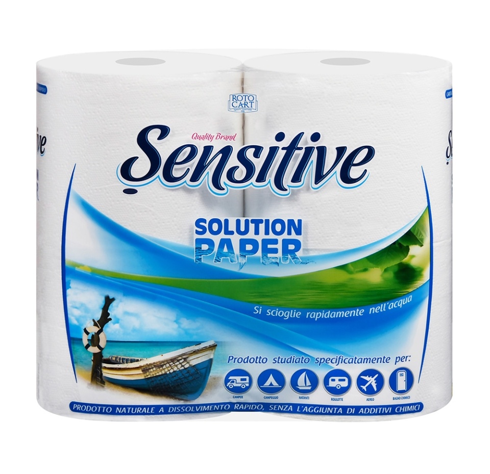 

Туалетная бумага Sensitive Solution Paper 4 шт.