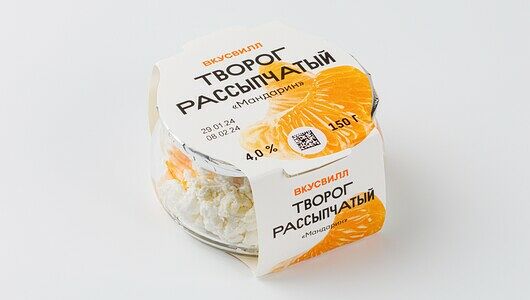 Творог рассыпчатый Мандарин 4%