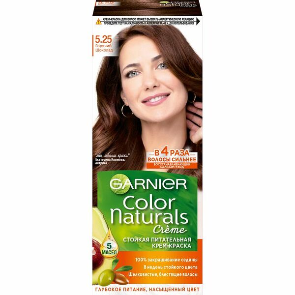Краска для волос Garnier Color Naturals горячий шоколад 5.25