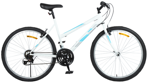 

Велосипед Actiwell Life 26" 18 скоростей, бело-голубой, Арт. LFE26ST-UW