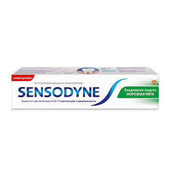 Зубная паста Sensodyne Морозная мята ежедневная защита для чувствительных зубов