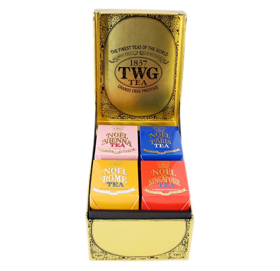 

Набор чая TWG Tea Рождественский тур 4 тубы, 65г