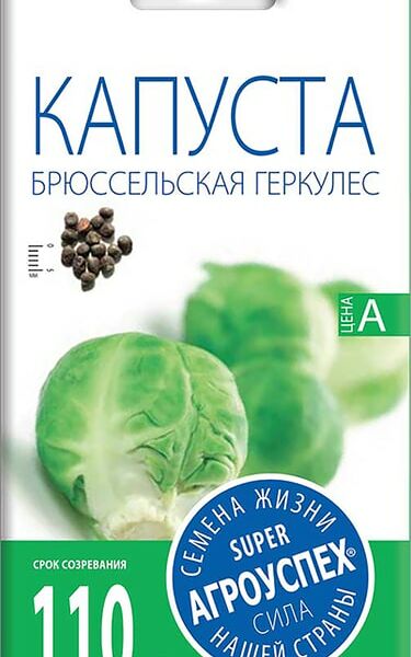 Семена Агроуспех Капуста брюссельская Геркулес 0.5г