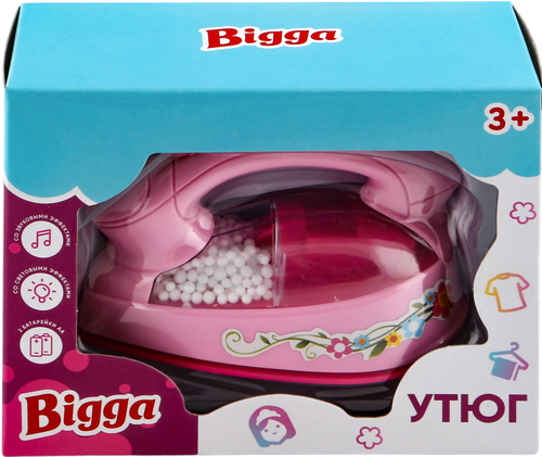 

Игрушка Bigga Утюг со световыми и звуковыми эффектами