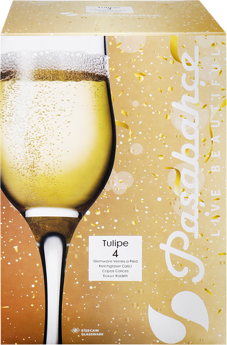 Набор фужеров для шампанского PASABAHCE Tulipe, 190мл, стекло, Арт. 44160/4 НГ